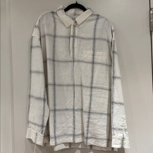 COS Cream Oversized Shirt